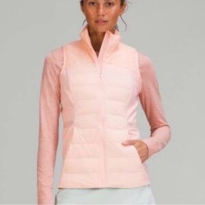 Lululemon down for it all vest size 8